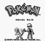 Pokemon - Edicion Roja (Spain) Title Screen